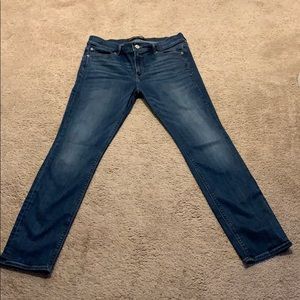 Express skinny mid-rise jeans